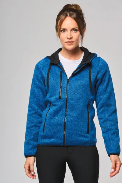 Damen-Hoodie aus Chiné