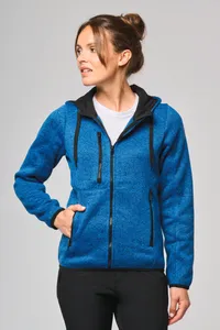 Damen-Hoodie aus Chiné