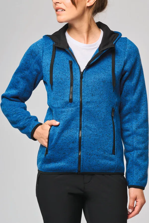 Damen-Hoodie aus Chiné