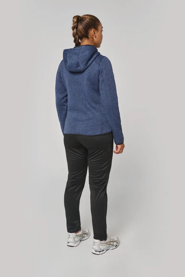 Damen-Hoodie aus Chiné