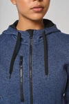 Damen-Hoodie aus Chiné