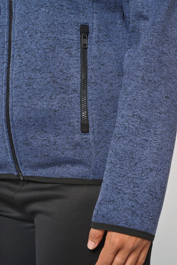Damen-Hoodie aus Chiné