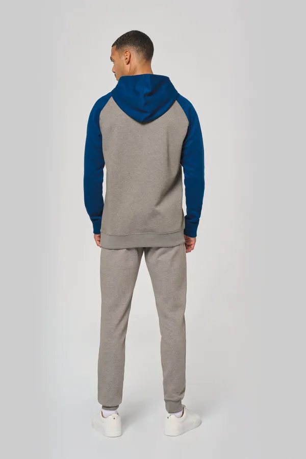 Zweifarbiges Kapuzensweatshirt für Erwachsene