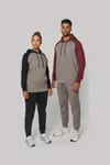 Zweifarbiges Kapuzensweatshirt für Erwachsene