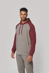 Zweifarbiges Kapuzensweatshirt für Erwachsene