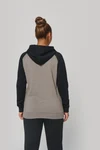 Zweifarbiges Kapuzensweatshirt für Erwachsene