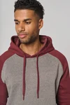 Zweifarbiges Kapuzensweatshirt für Erwachsene