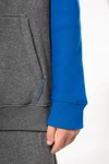 Zweifarbiges Kapuzensweatshirt für Kinder