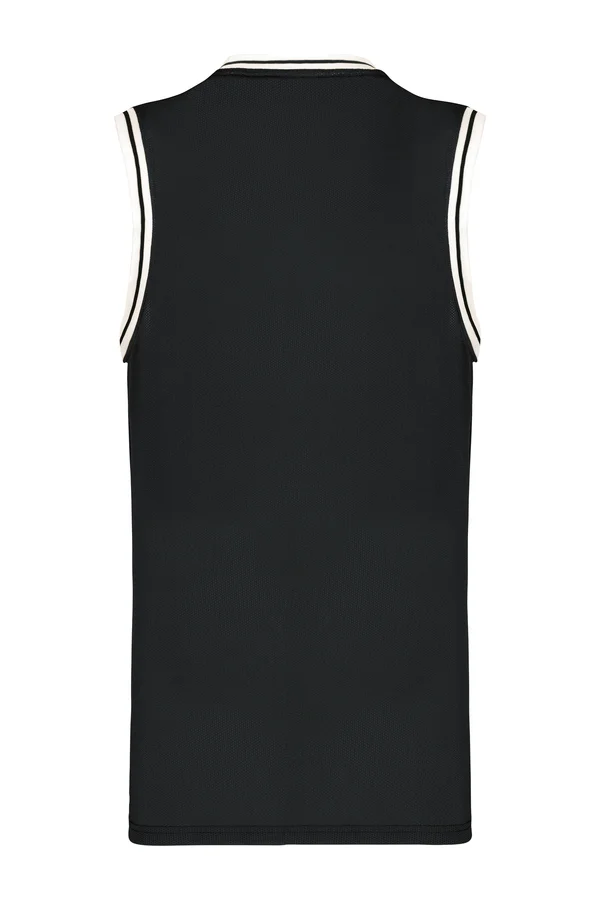 University-Muskelshirt Black / White