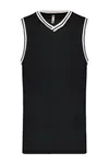 University-Muskelshirt Black / White