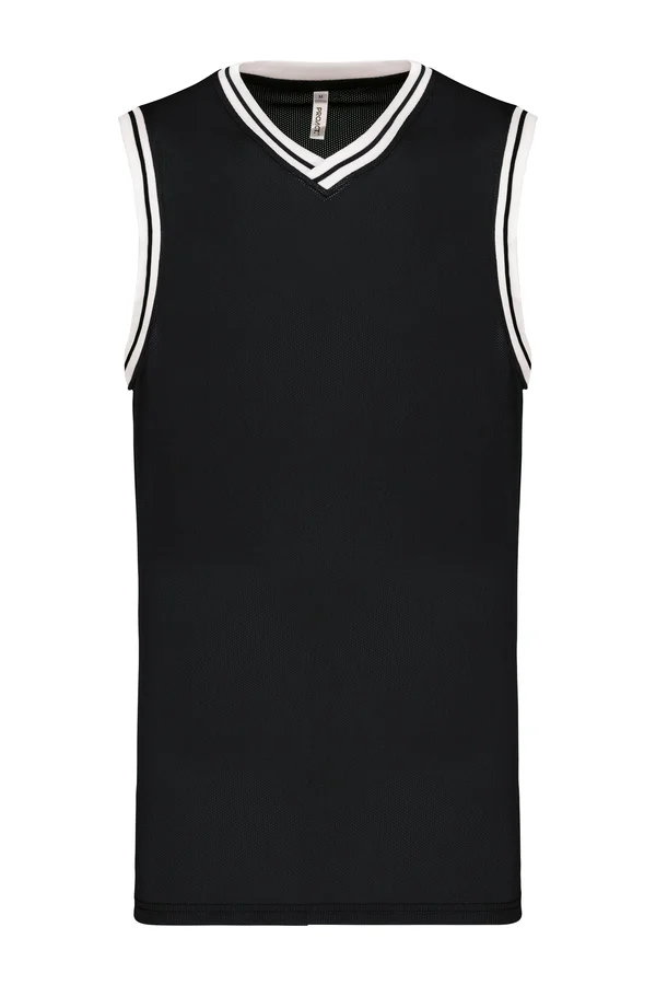 University-Muskelshirt Black / White