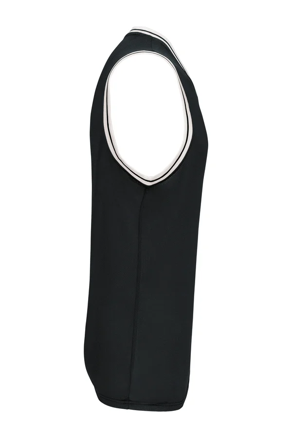 University-Muskelshirt Black / White
