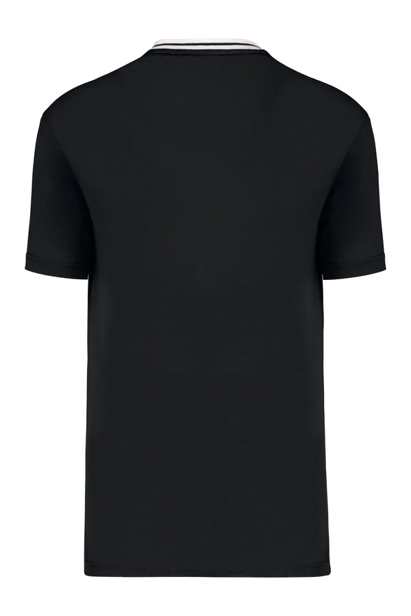 University-T-Shirt Black / White