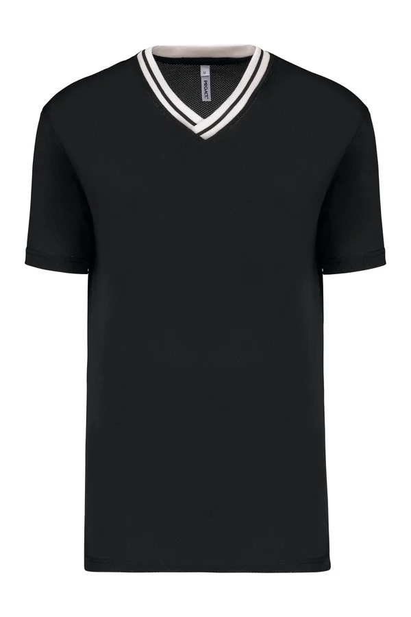 University-T-Shirt Black / White