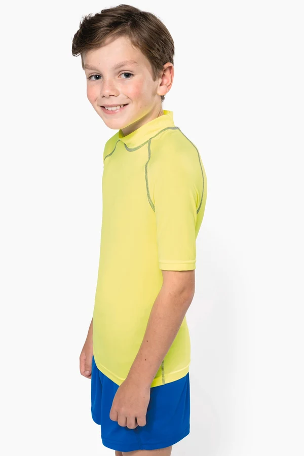 Kinder-Funktionsshirt Kurzarm und UV-Schutz