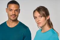 Damen-Triblend-Sportshirt mit Rundhalsausschnitt