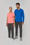Damen-Triblend-Sportshirt mit Rundhalsausschnitt