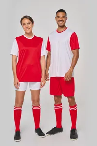 Zweifarbiges Kurzarmtrikot für Erwachsene