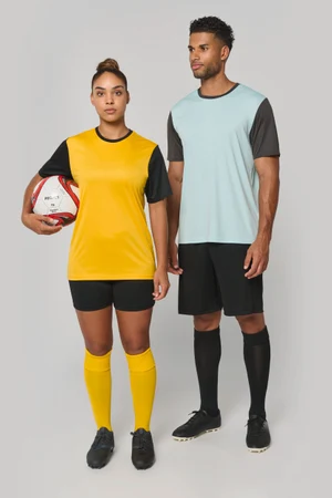 Unisex-Multisport-Kurzarmtrikot zweifarbig