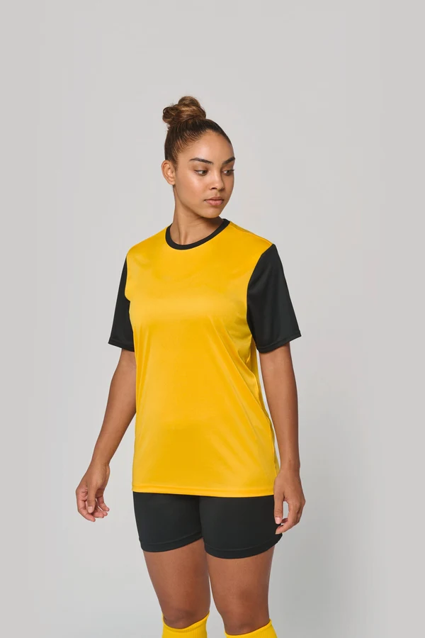 Unisex-Multisport-Kurzarmtrikot zweifarbig