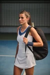 Zweifarbiges Padel-Damentop