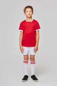 Rugby-Trikot mit kurzen Ärmeln für Kinder