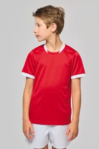 Rugby-Trikot mit kurzen Ärmeln für Kinder