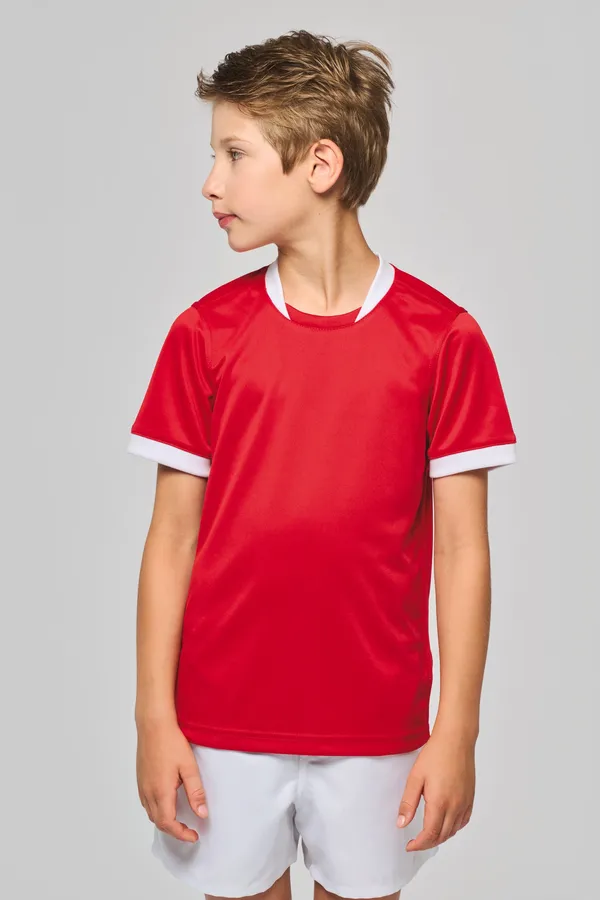 Rugby-Trikot mit kurzen Ärmeln für Kinder