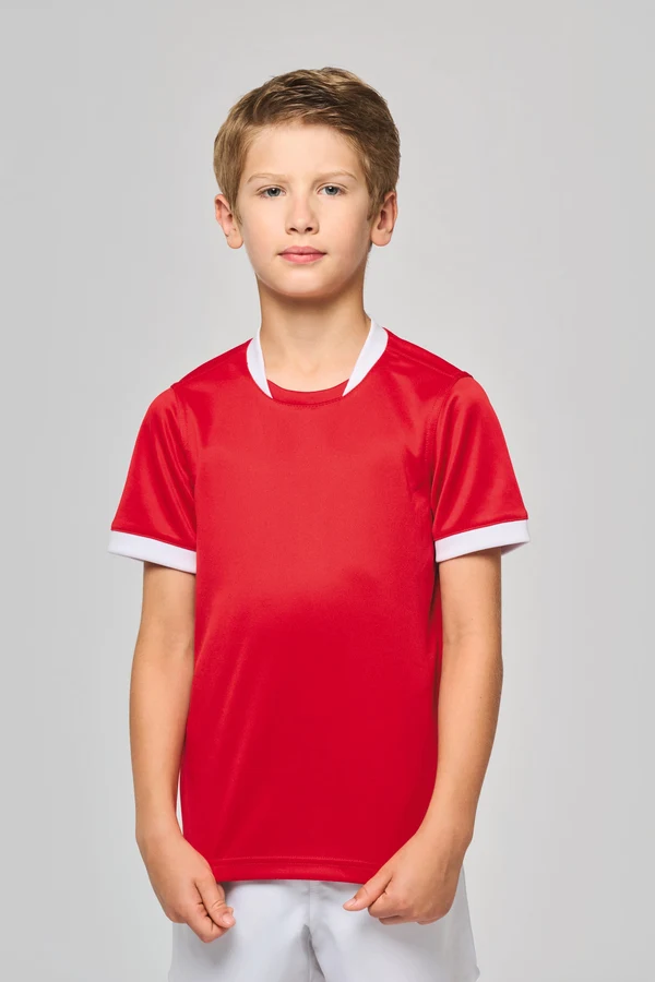 Rugby-Trikot mit kurzen Ärmeln für Kinder