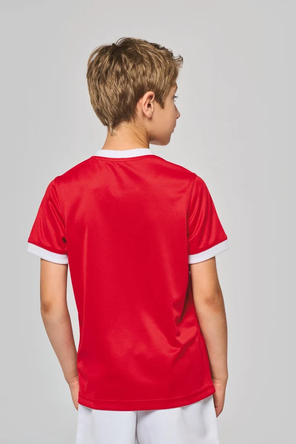 Rugby-Trikot mit kurzen Ärmeln für Kinder