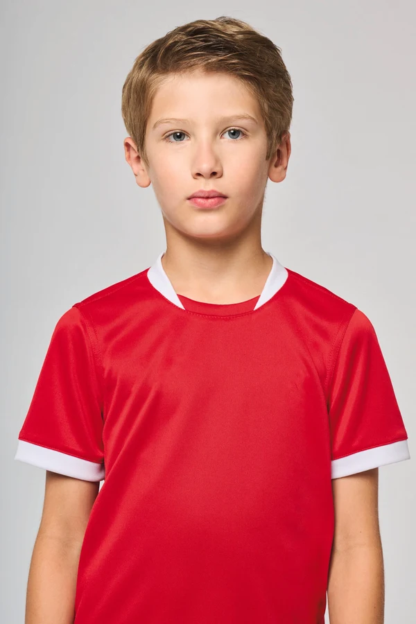 Rugby-Trikot mit kurzen Ärmeln für Kinder
