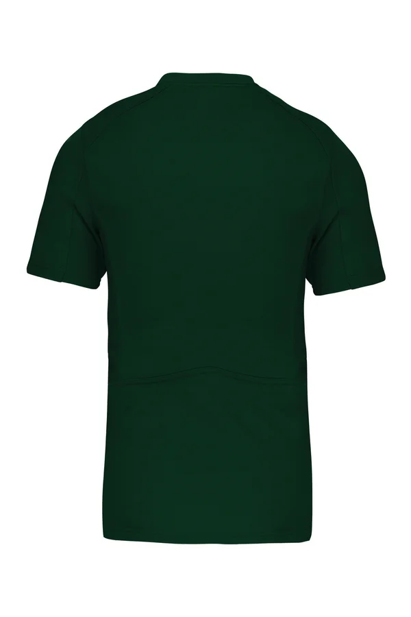 Kinder Kurzarm Bimaterial Rugby Shirt Dark Green