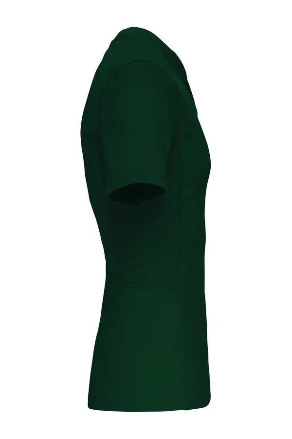 Kinder Kurzarm Bimaterial Rugby Shirt Dark Green