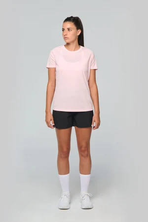 Damen Basic Sport Funktionsshirt Kurzarm
