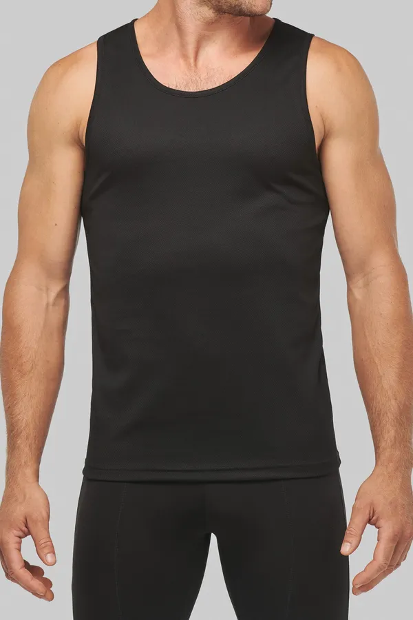 Herren Basic Sport Funktionsshirt ärmellos