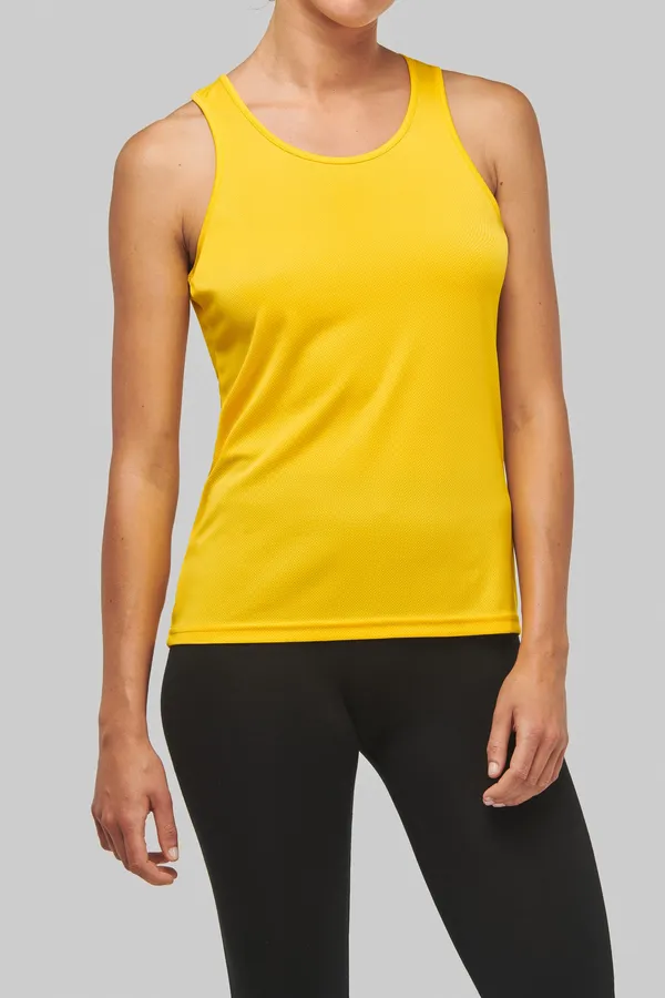 Damen Basic Sport Funktionsshirt ärmellos
