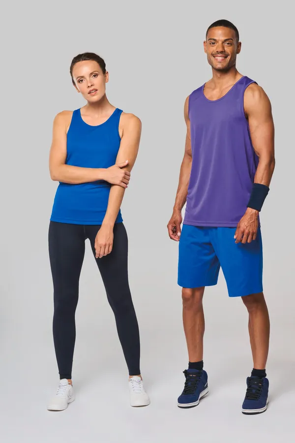 Damen Basic Sport Funktionsshirt ärmellos