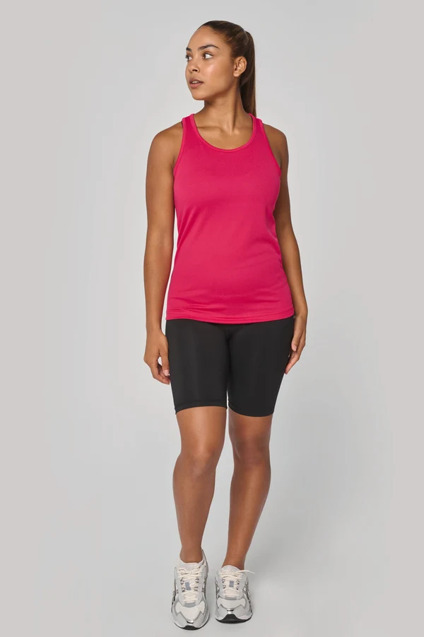 Damen Basic Sport Funktionsshirt ärmellos