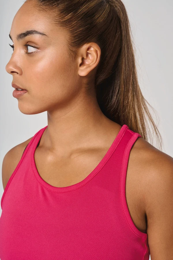 Damen Basic Sport Funktionsshirt ärmellos