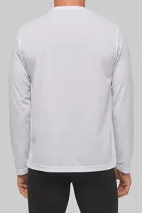 Herren Basic Sport Funktionsshirt Langarm