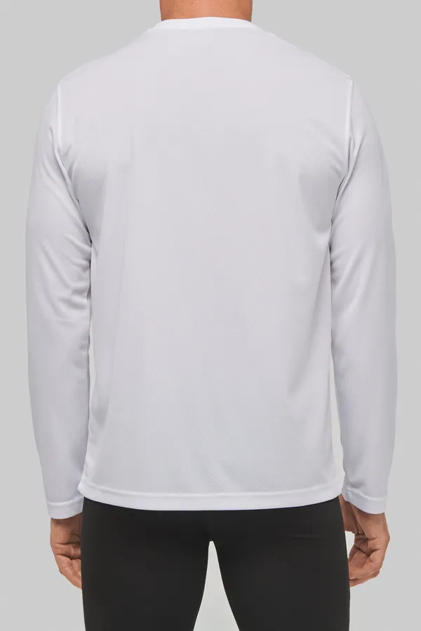 Herren Basic Sport Funktionsshirt Langarm