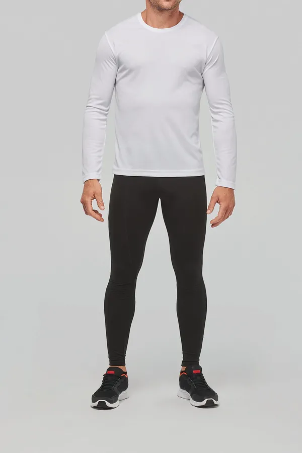 Herren Basic Sport Funktionsshirt Langarm