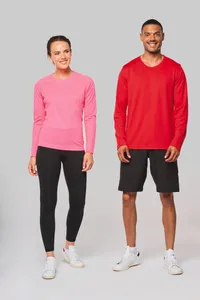 Herren Basic Sport Funktionsshirt Langarm