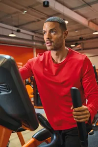 Herren Basic Sport Funktionsshirt Langarm