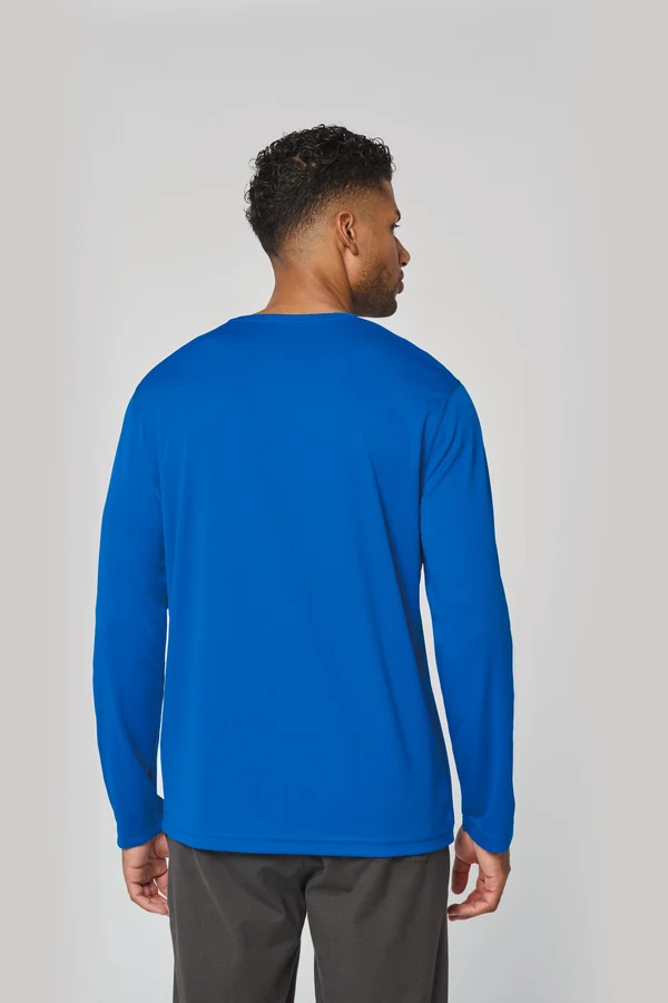 Herren Basic Sport Funktionsshirt Langarm