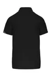Herren Polo Kurzarm Black / White / Storm Grey