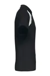 Herren Polo Kurzarm Black / White / Storm Grey