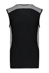 Zweifarbiges Sport-Top Black / Fine Grey