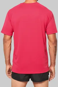 Herren Kurzarm-Sportshirt mit V-Ausschnitt