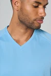 Herren Kurzarm-Sportshirt mit V-Ausschnitt